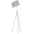VIENA lampa podłogowa na trójnogu z tkaninowym abażurem