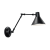 BD S kinkiet z regulowanym ramieniem w całości wykonany z metalu
