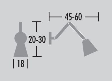 OLA wymiary: szerokość 18 cm, wysokość 20-30 cm,  głębokość 45- 60 cm