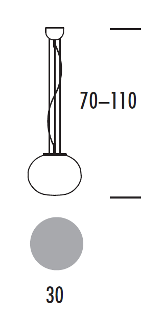 Pufa wymiary: szerokość 30 cm, wysokość 70-110 cm