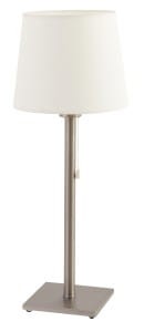 HAVANA lampa gabinetowa wykonana z metalu z tekstylnym abażurem