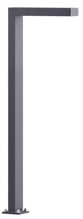 WAY nowoczesna lampa ogrodowa wkształcie litery "L"