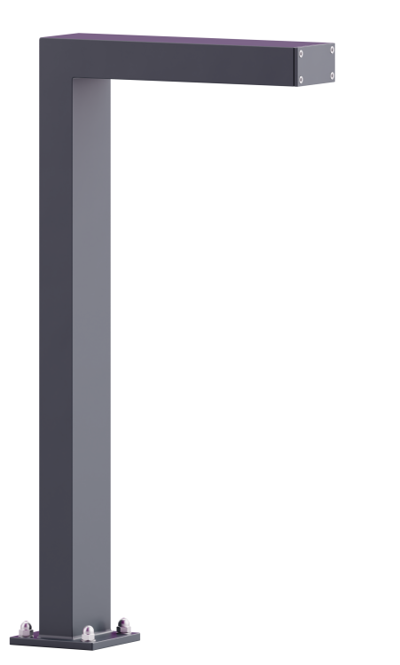 WAY Lampa ogrodowa z profilu w kształcie liery "L"