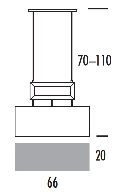 EVA wymiary: szerokość 66 cm, wysokość 70-110 cm, głębokość 20 cm