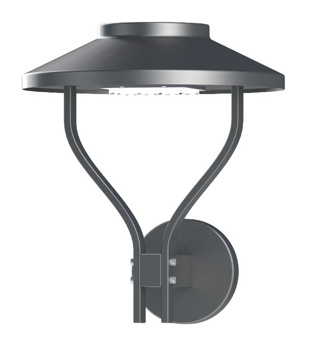 Warmia kinkiet ogrodowy w klasycznym stylu. Kinkiet posiada zintegrowany moduł LED