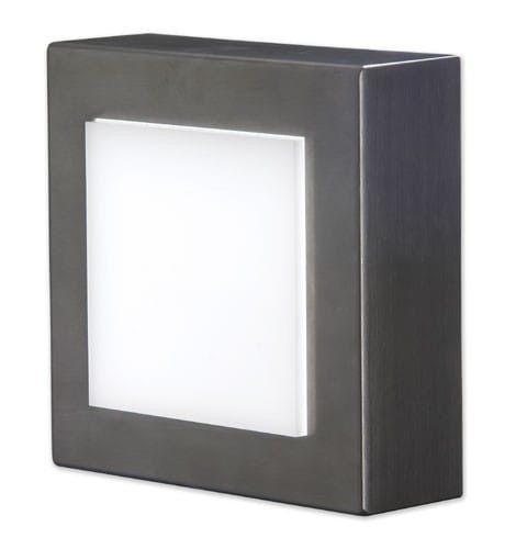 quantum plafom mały w kształcie kwadratu. Wykonany z metalu zamknięty pleksą.