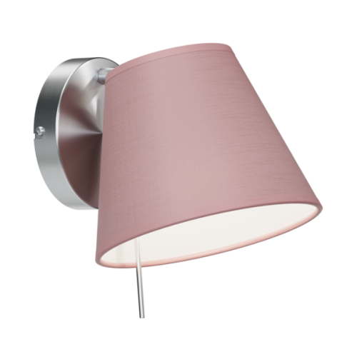 Nowoczesny klinkiet z cylindrycznym abażurem i regulacją kąta świecenia