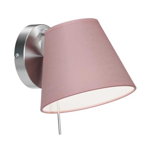 Nowoczesny klinkiet z cylindrycznym abażurem i regulacją kąta świecenia