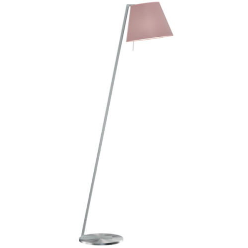 PADWA lampa podłogowa wyokana z metalu i tekstylnego abażura