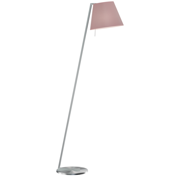 PADWA lampa podłogowa wyokana z metalu i tekstylnego abażura